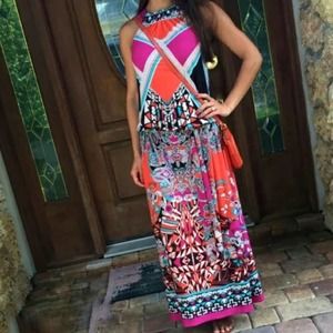 Emma & Michele maxi dress boho print size S
